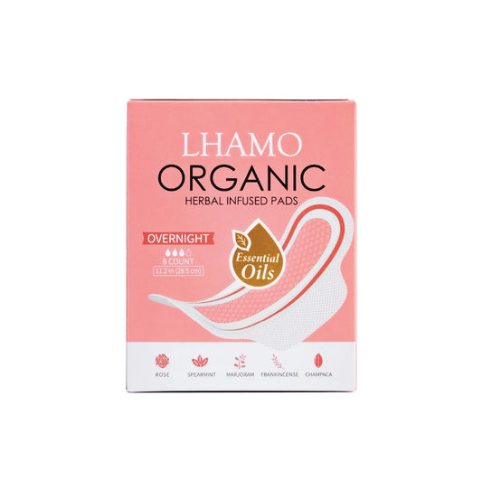 LHAMO | Organic Herbal Infused Pads - Overnight