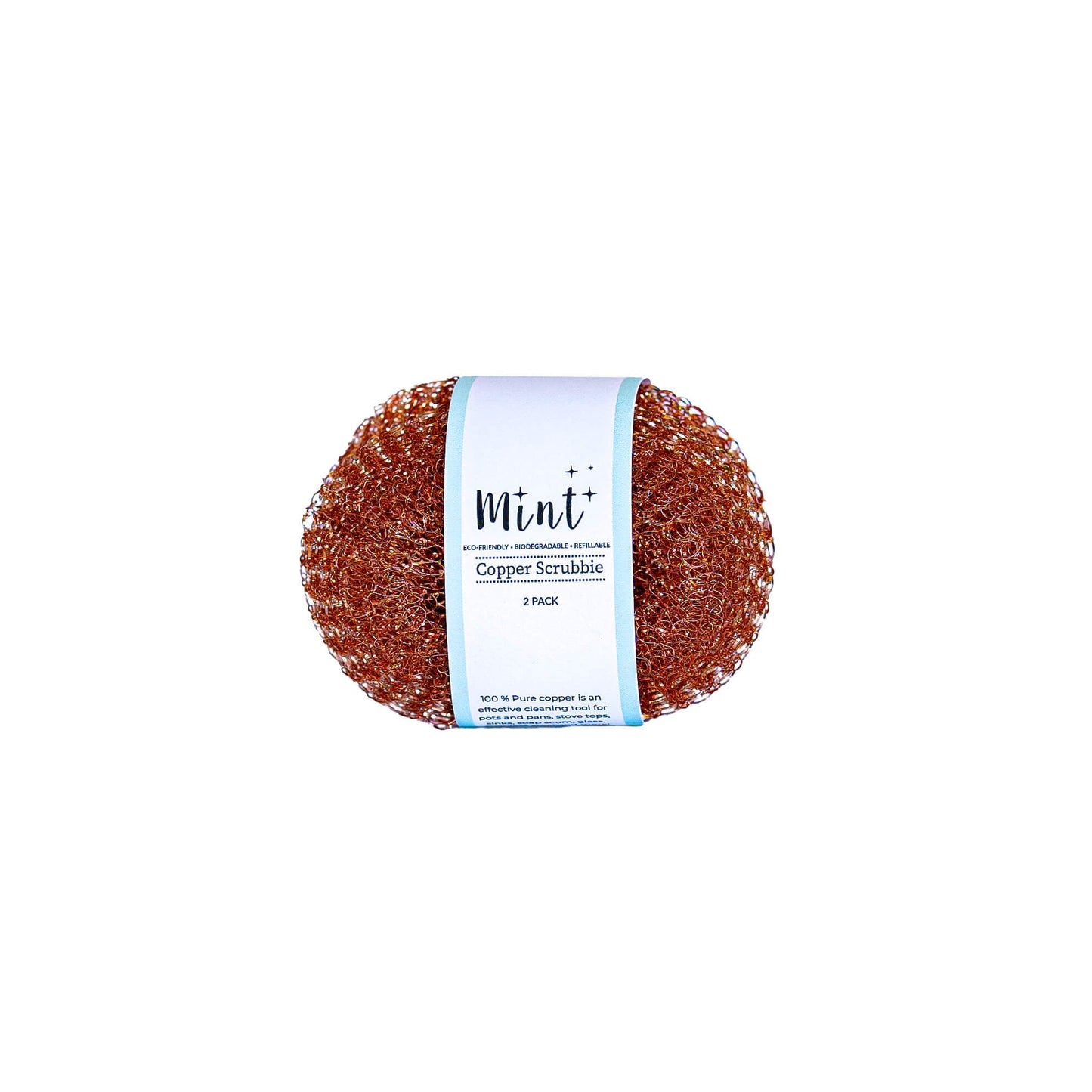 Mint Cleaning | Copper Scrubbie (2 pack)