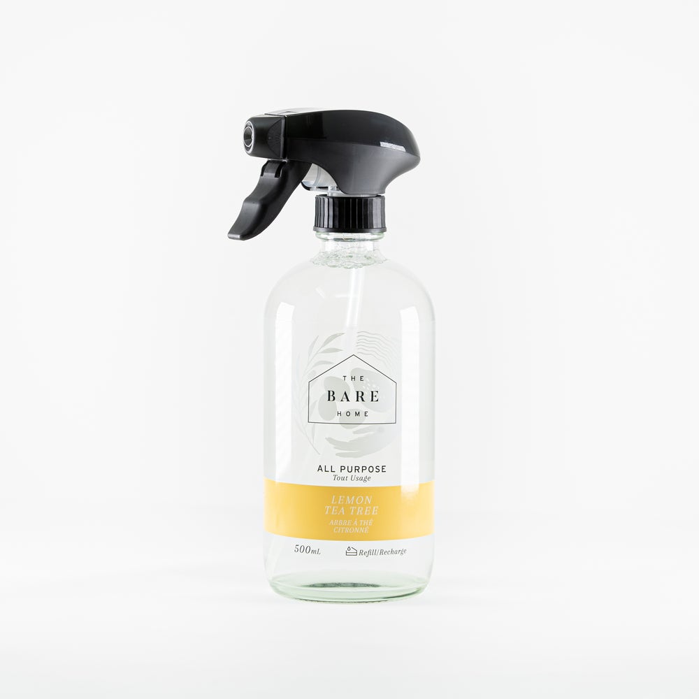 The Bare Home | Lemon Tea Tree All Purpose Cleaner in Glass Bottle