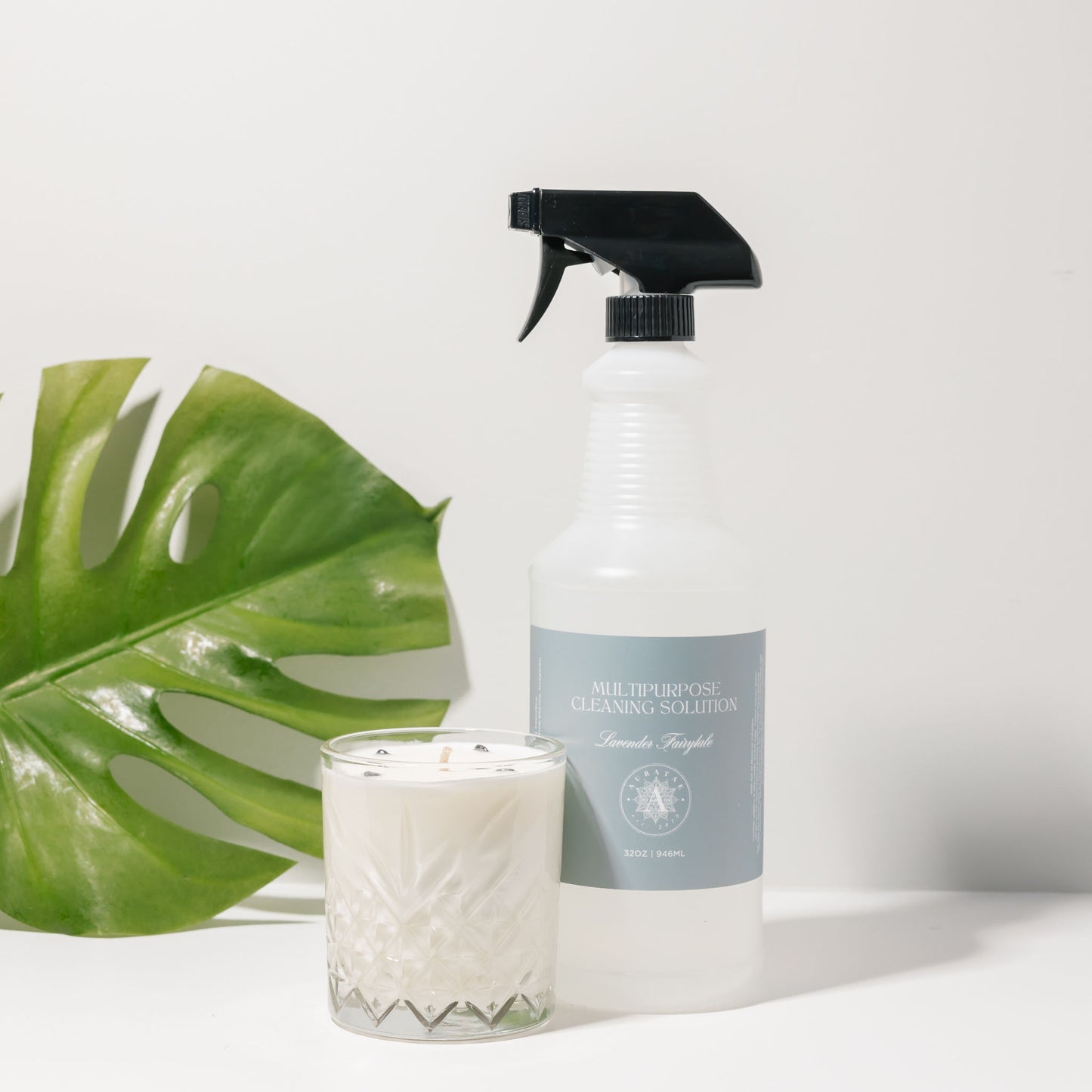 The Farmacy | Non-Toxic AuraTae Candle & Cleaner Duo