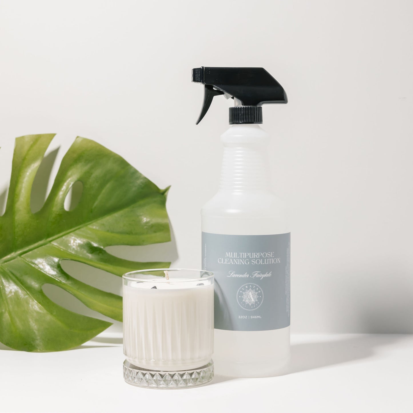 The Farmacy | Non-Toxic AuraTae Candle & Cleaner Duo